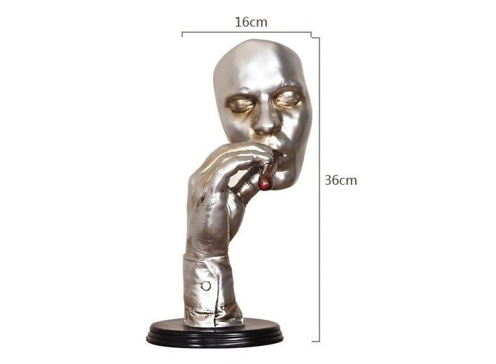 ABSTRACT ART SCULPTURE- THE SMOKING ONE - Milo