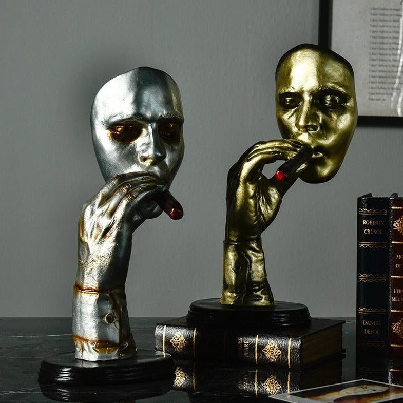 ABSTRACT ART SCULPTURE- THE SMOKING ONE - Milo - Magnito