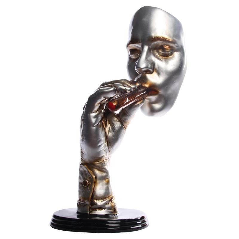 ABSTRACT ART SCULPTURE- THE SMOKING ONE - Milo - Magnito