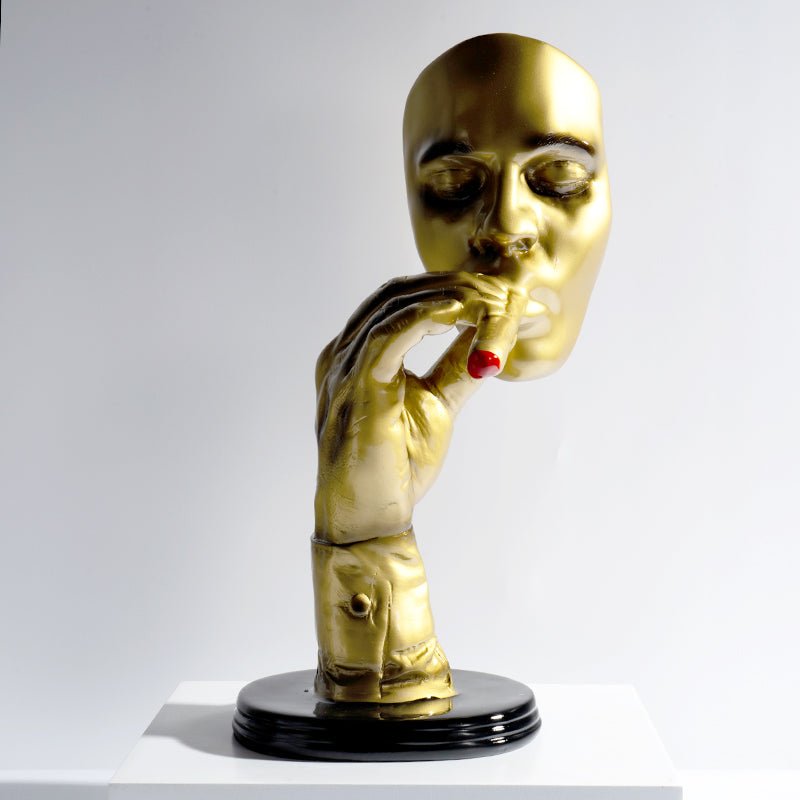 ABSTRACT ART SCULPTURE- THE SMOKING ONE - Milo - Magnito
