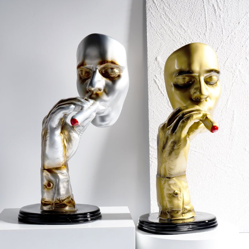 ABSTRACT ART SCULPTURE- THE SMOKING ONE - Milo - Magnito