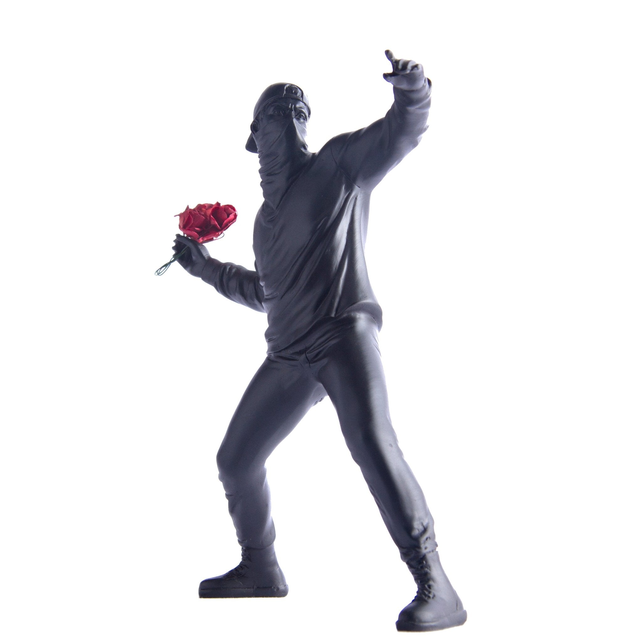 Flower Thrower Sculpture - Banksy - Magnito