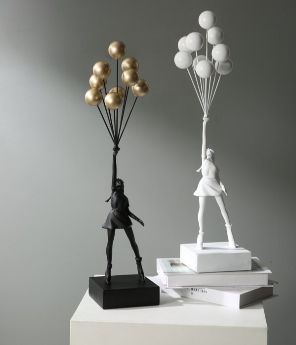 Flying Balloon Girl - Banksy - Magnito