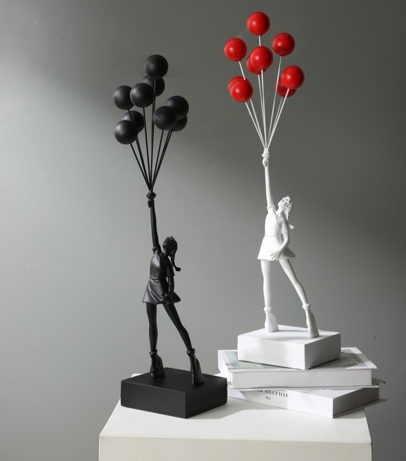 Flying Balloon Girl - Banksy - Magnito