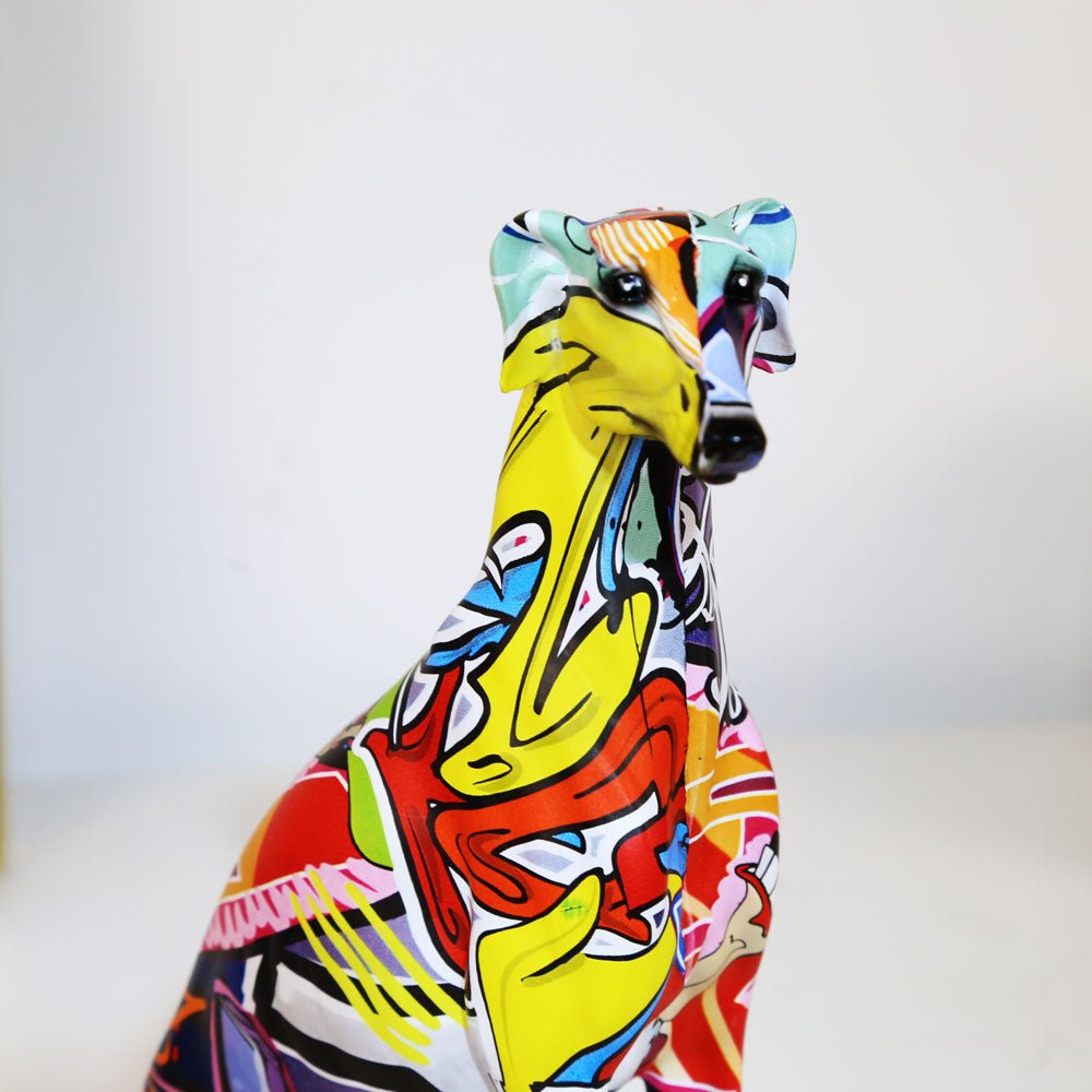 Sitting Greyhound Amare - Magnito