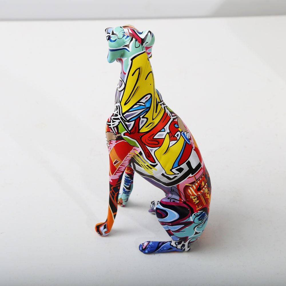 Sitting Greyhound Amare - Magnito
